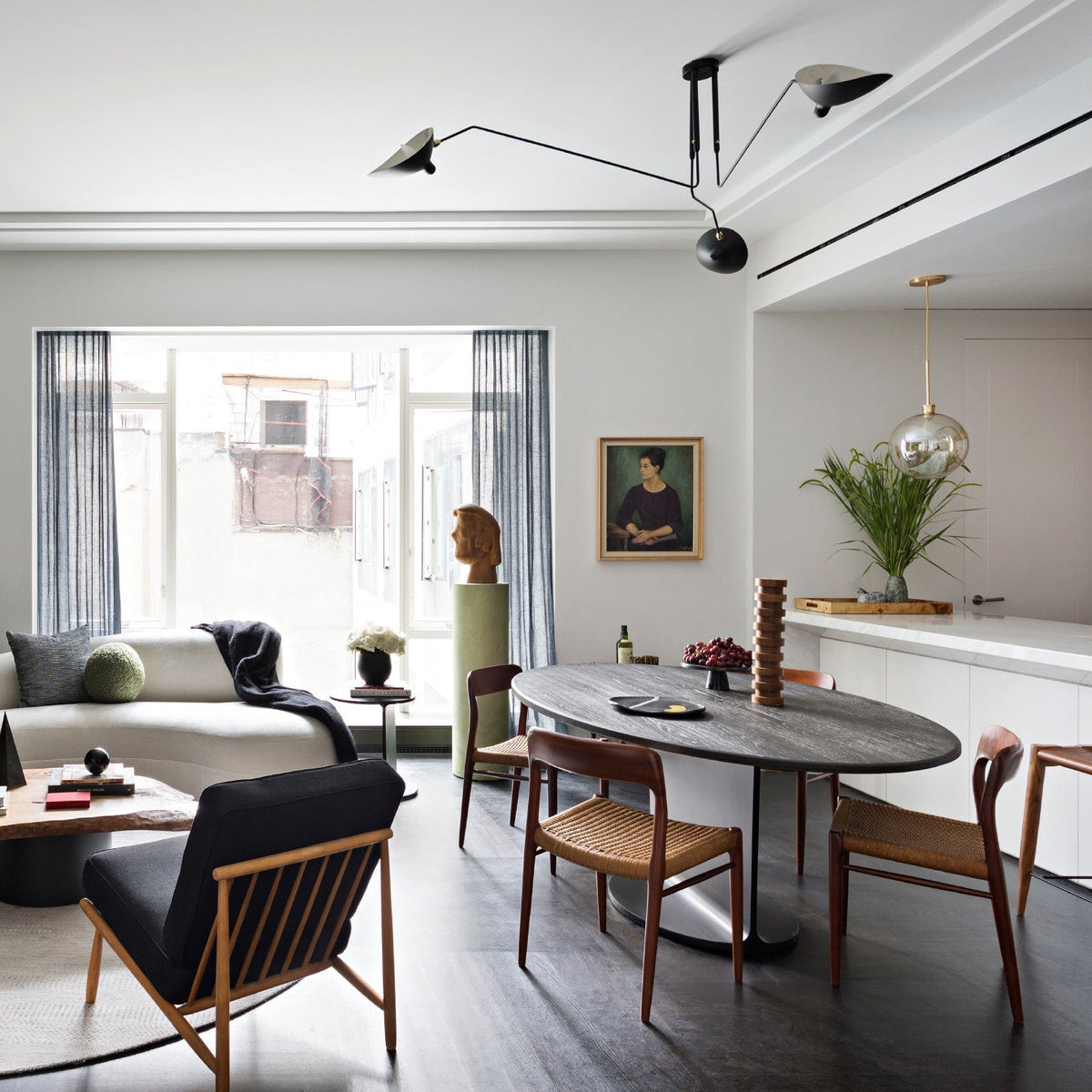 Renuelle plafondlamp drie armen minimalistisch