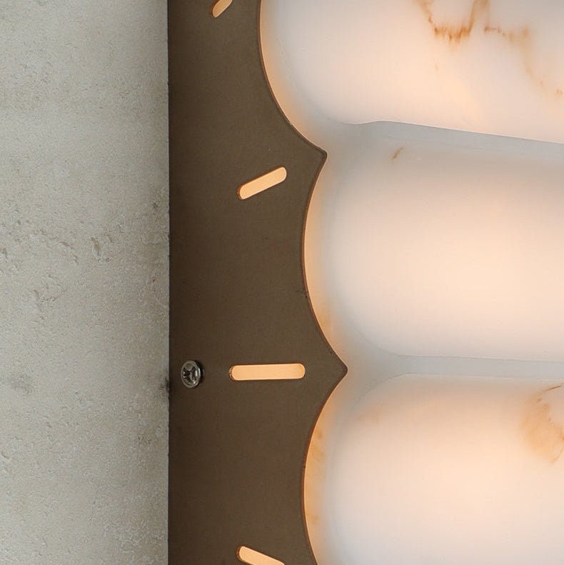 Dolax gelaagde albasten wandlamp