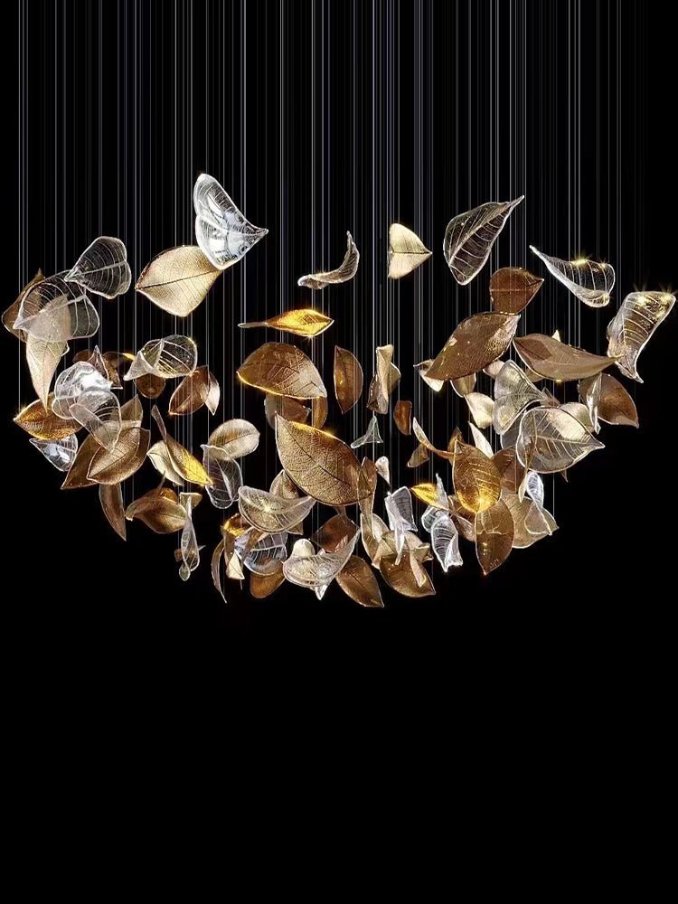 Darien Iridescent Leaf hanglamp