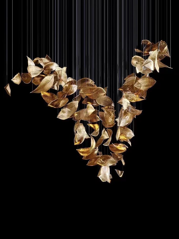Darien Iridescent Leaf hanglamp