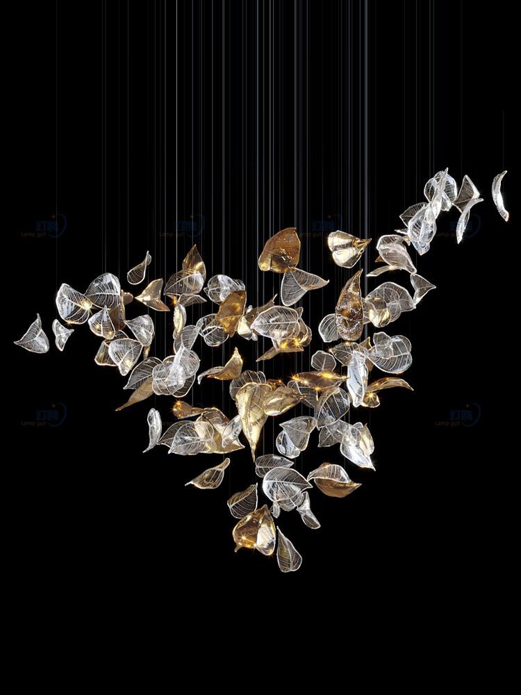 Darien Iridescent Leaf hanglamp
