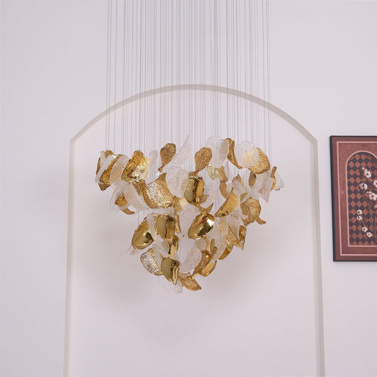 Darien Iridescent Leaf hanglamp