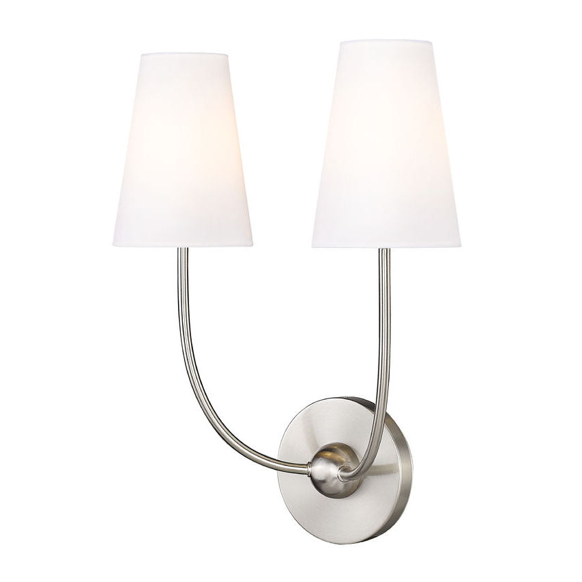 Miriviella wandlamp met stoffen kap