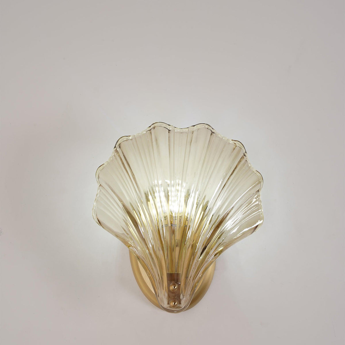 Neo Premium elegantie wandlamp van messing met glazen kap