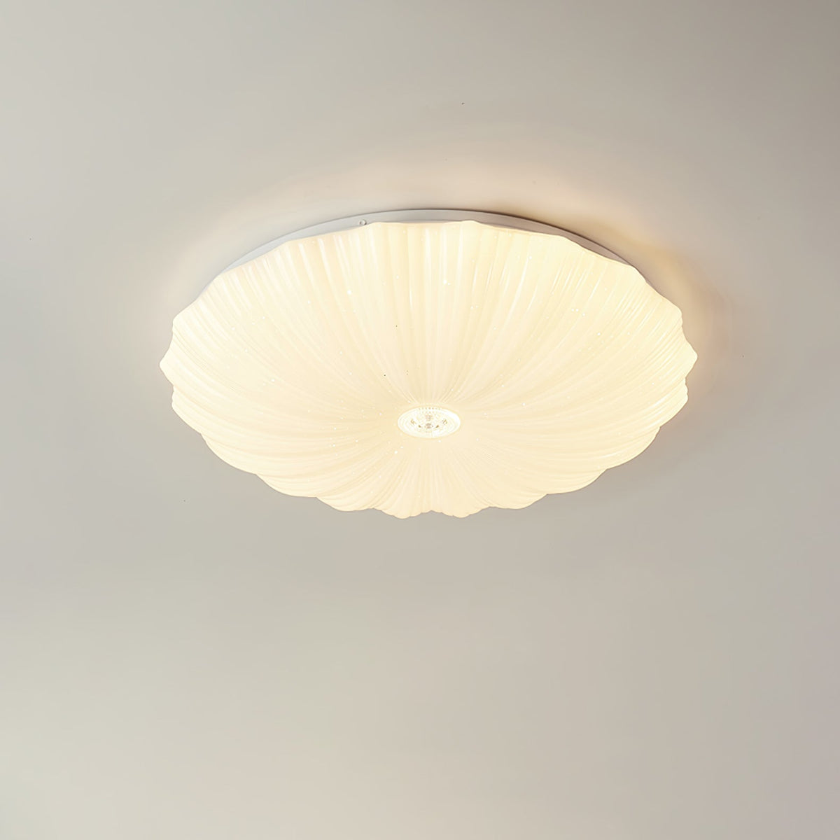 Maraira Noordse kunst Shell Ronde plafondlamp