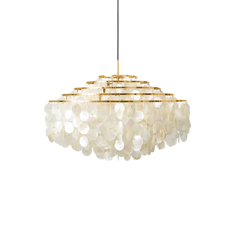 Rivena hanglamp Ronde Schelp Ring