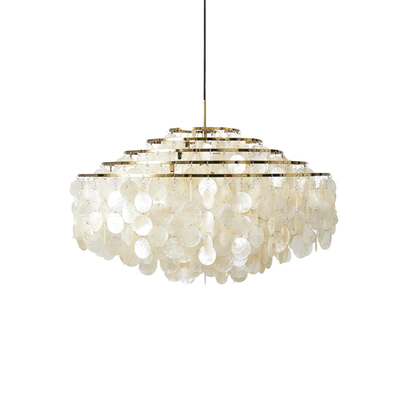 Rivena hanglamp Ronde Schelp Ring