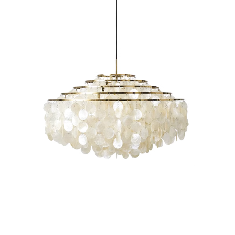 Rivena hanglamp Ronde Schelp Ring