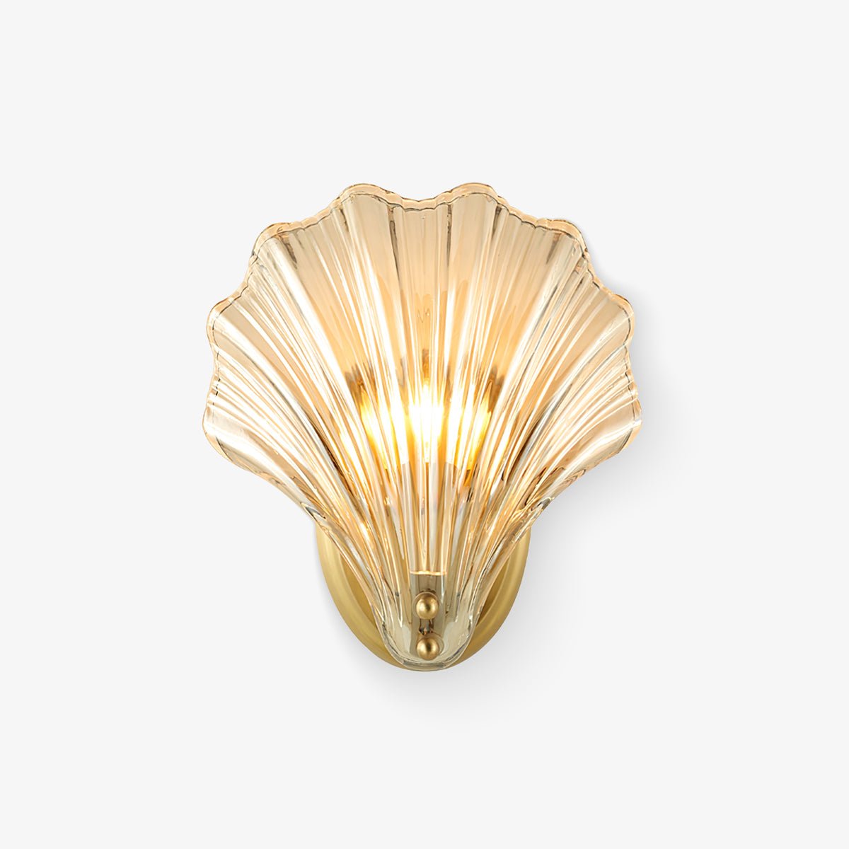 Neo Premium elegantie wandlamp van messing met glazen kap