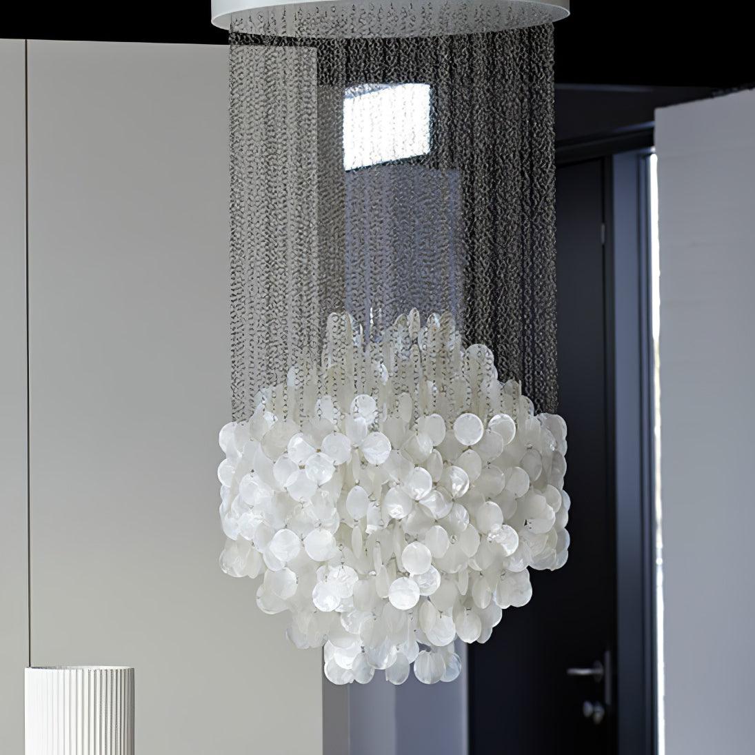Neloza Coastal Shell Waterfall hanglamp