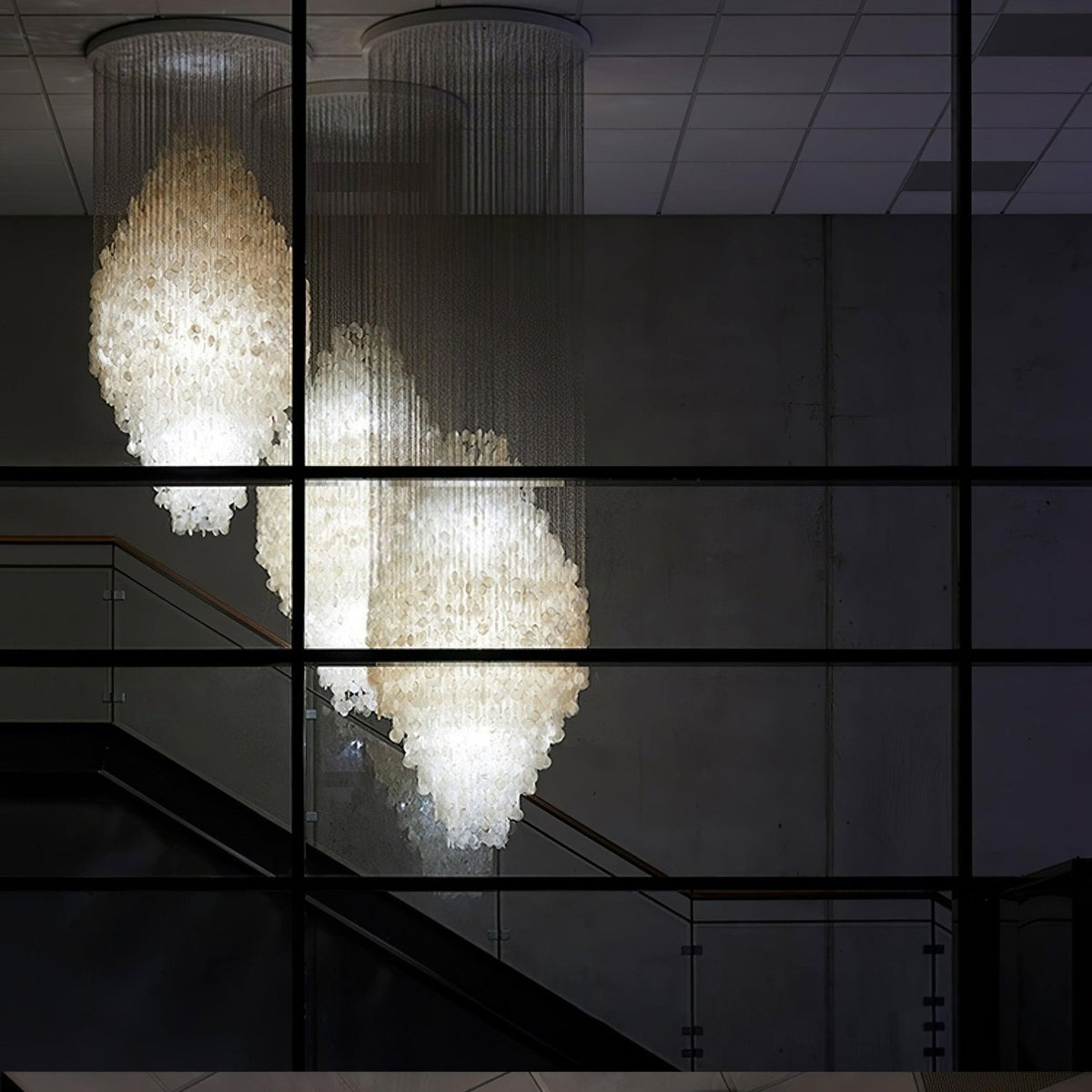 Neloza Coastal Shell Waterfall hanglamp