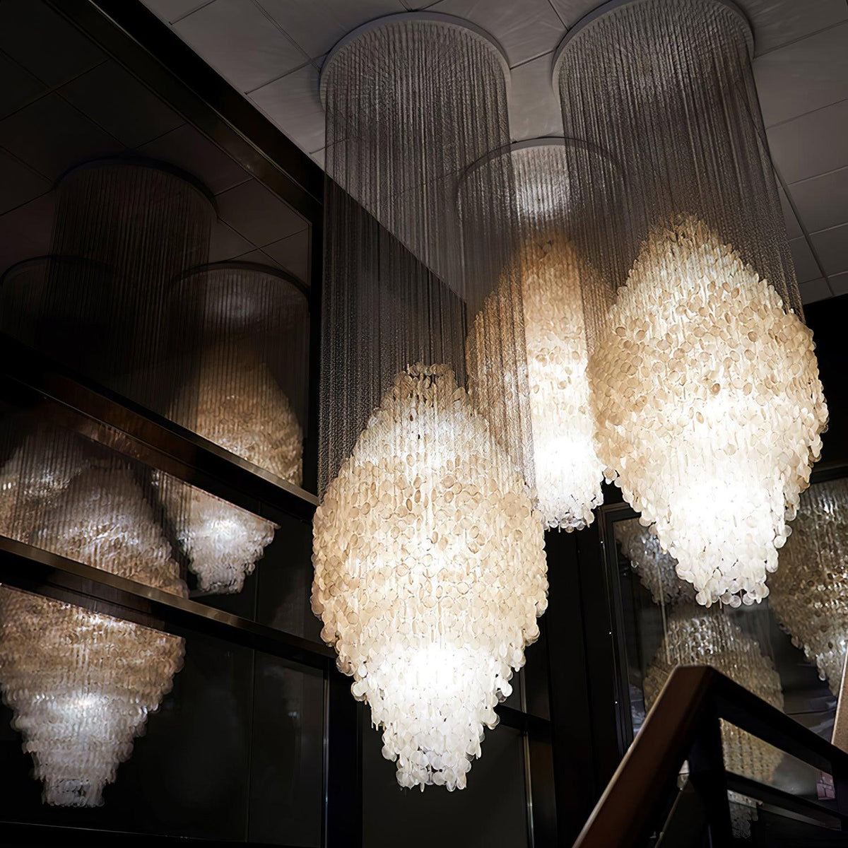 Neloza Coastal Shell Waterfall hanglamp