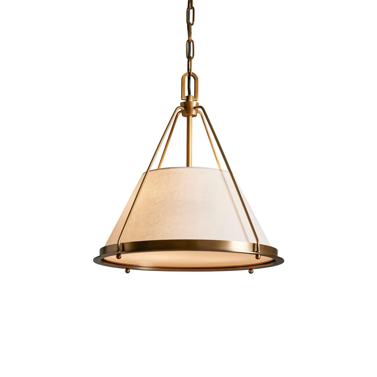 Fioeraine hanglamp met stoffen kap