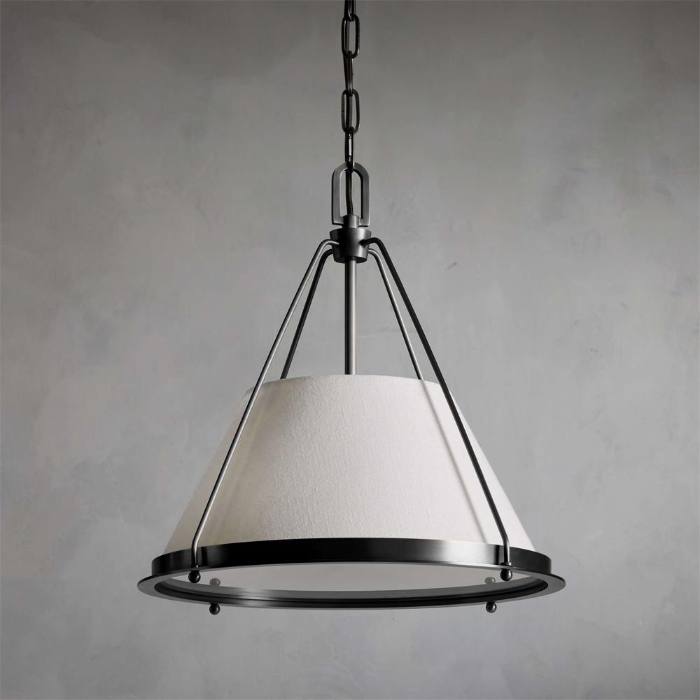 Fioeraine hanglamp met stoffen kap