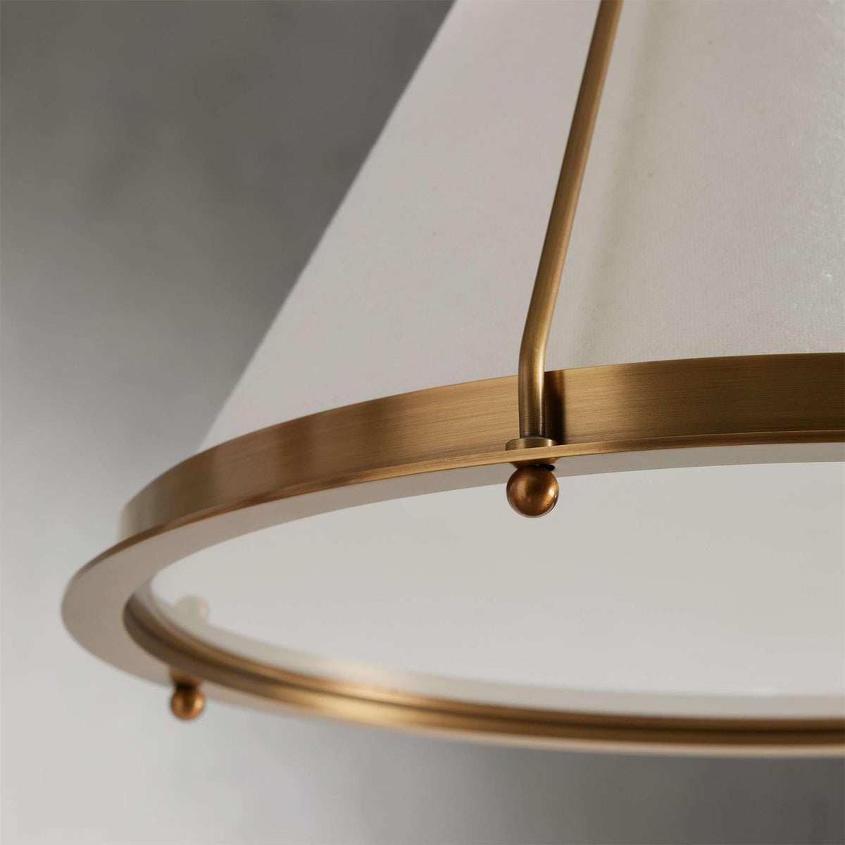 Fioeraine hanglamp met stoffen kap