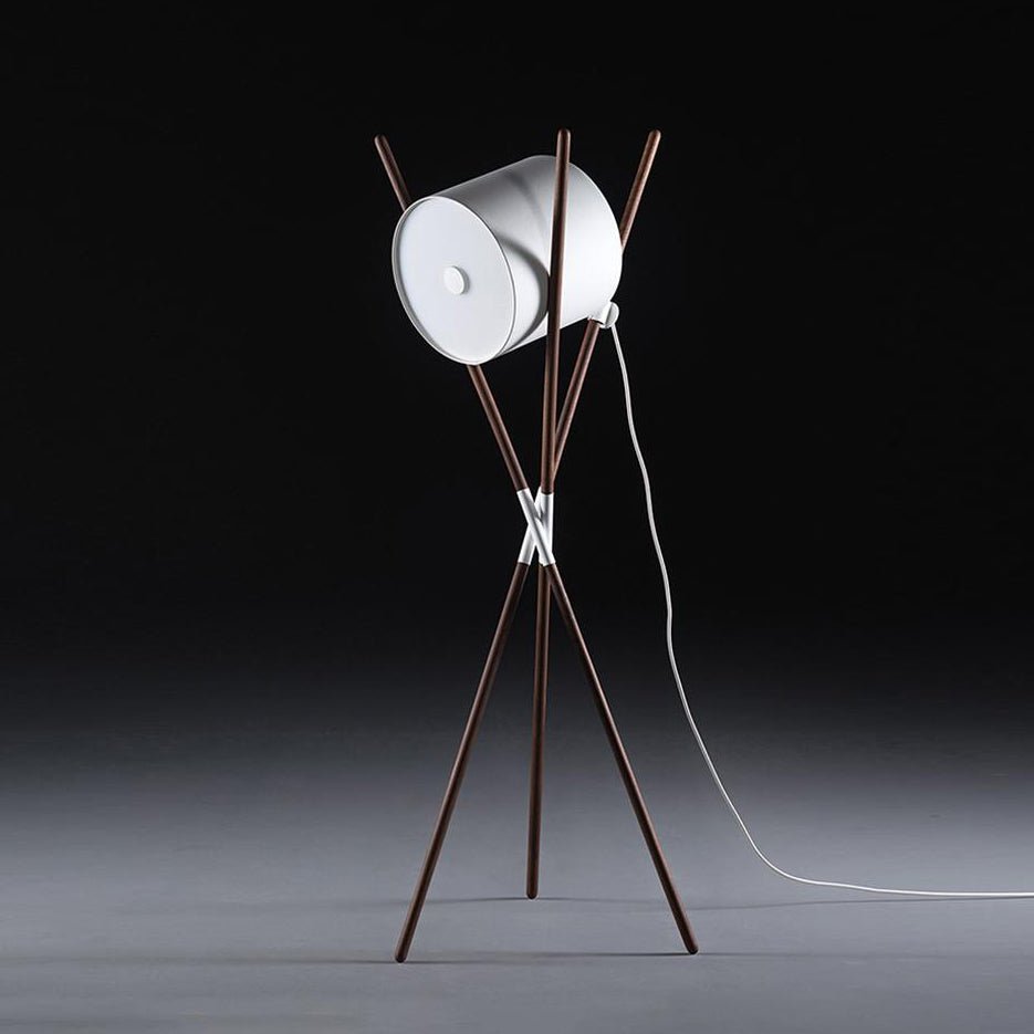 Syloena moderne houten vloerlamp