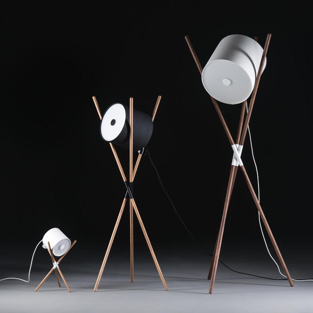 Syloena moderne houten vloerlamp