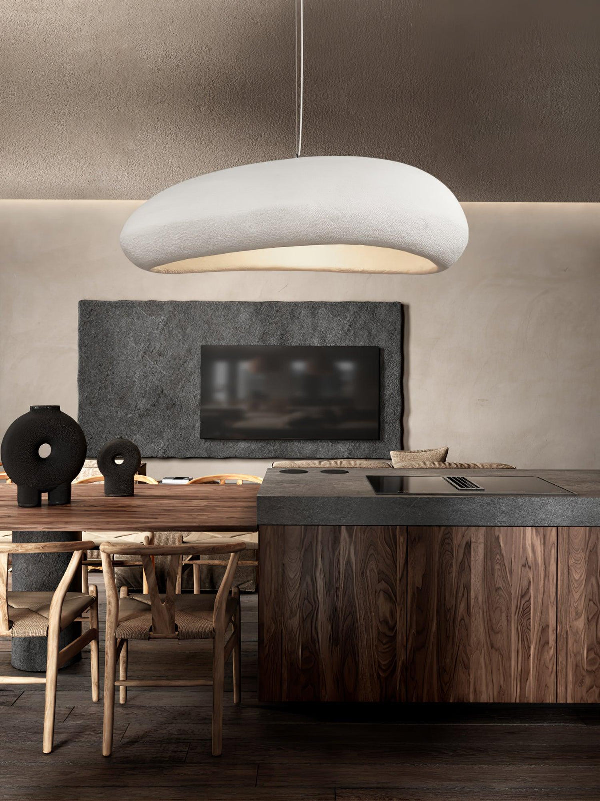 Mino Premium Noordse kunst Cloud hanglamp van kunststof