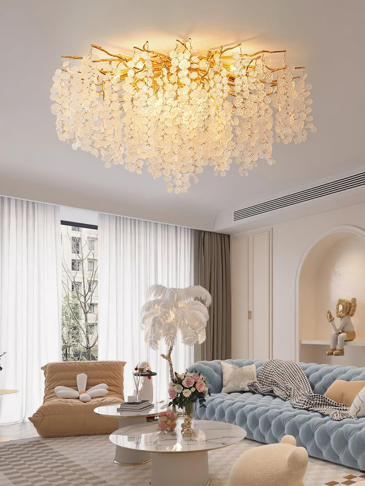Glenor luxe aluminium plafondlamp