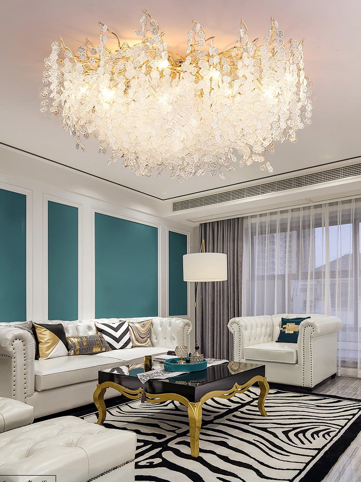 Glenor luxe aluminium plafondlamp