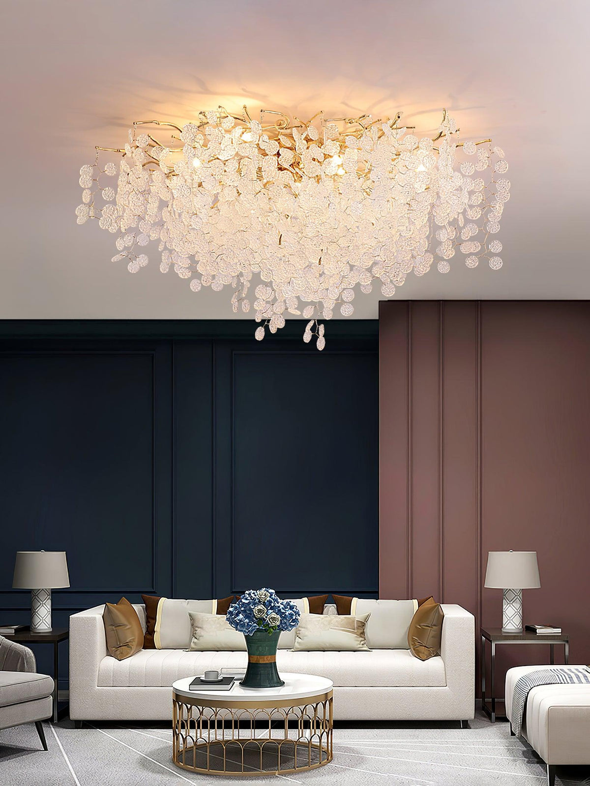 Glenor luxe aluminium plafondlamp