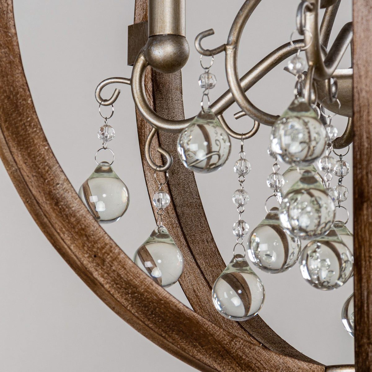 Aldalette houten hanglamp