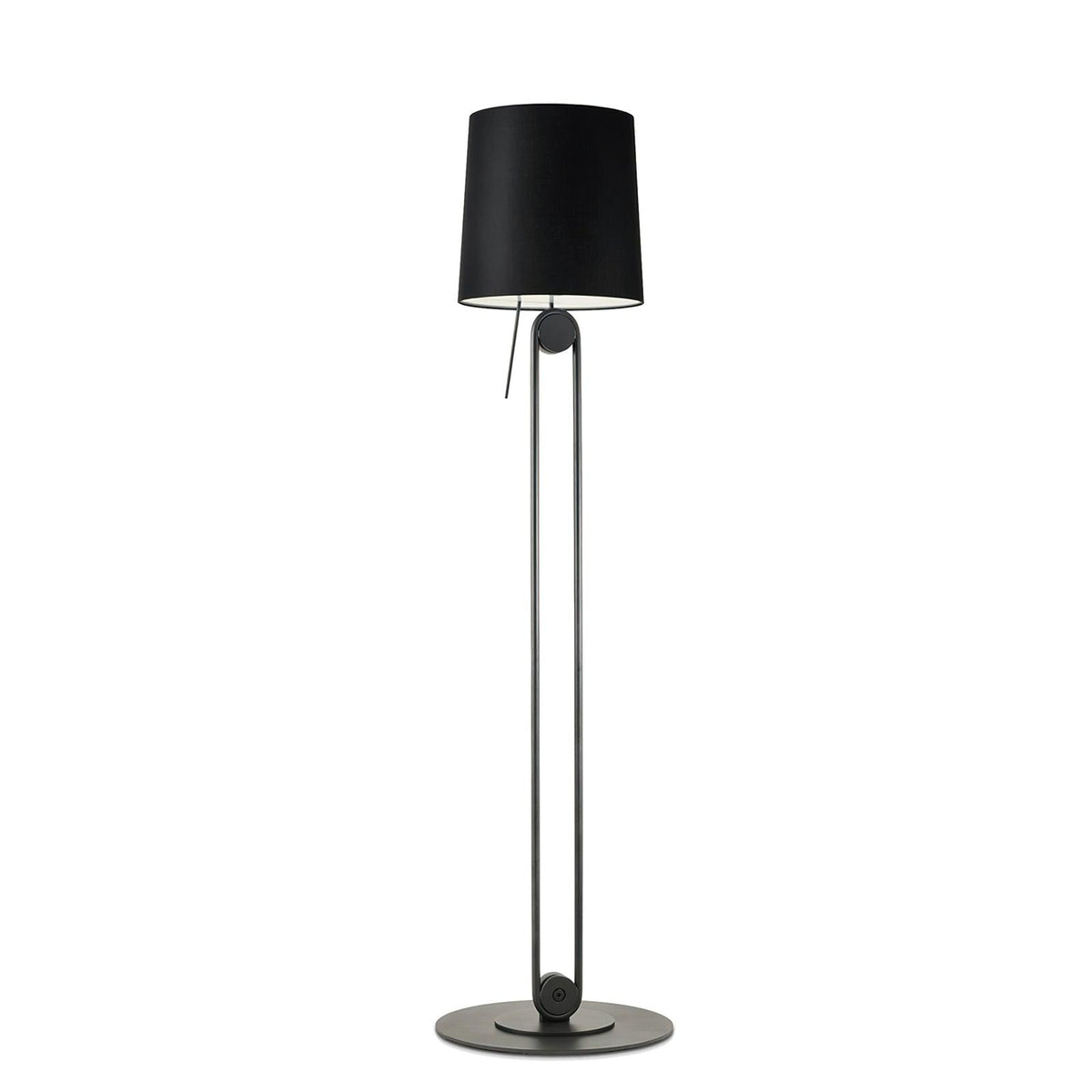 Zarina Minimalistische vloerlamp met stoffen kap