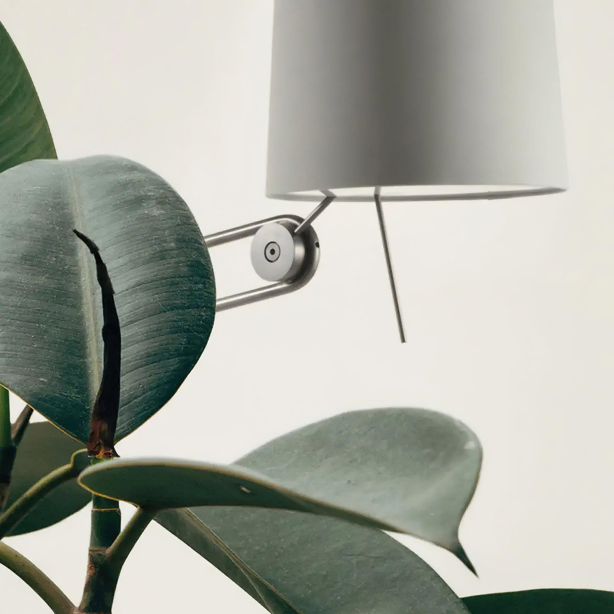 Zarina Minimalistische vloerlamp met stoffen kap