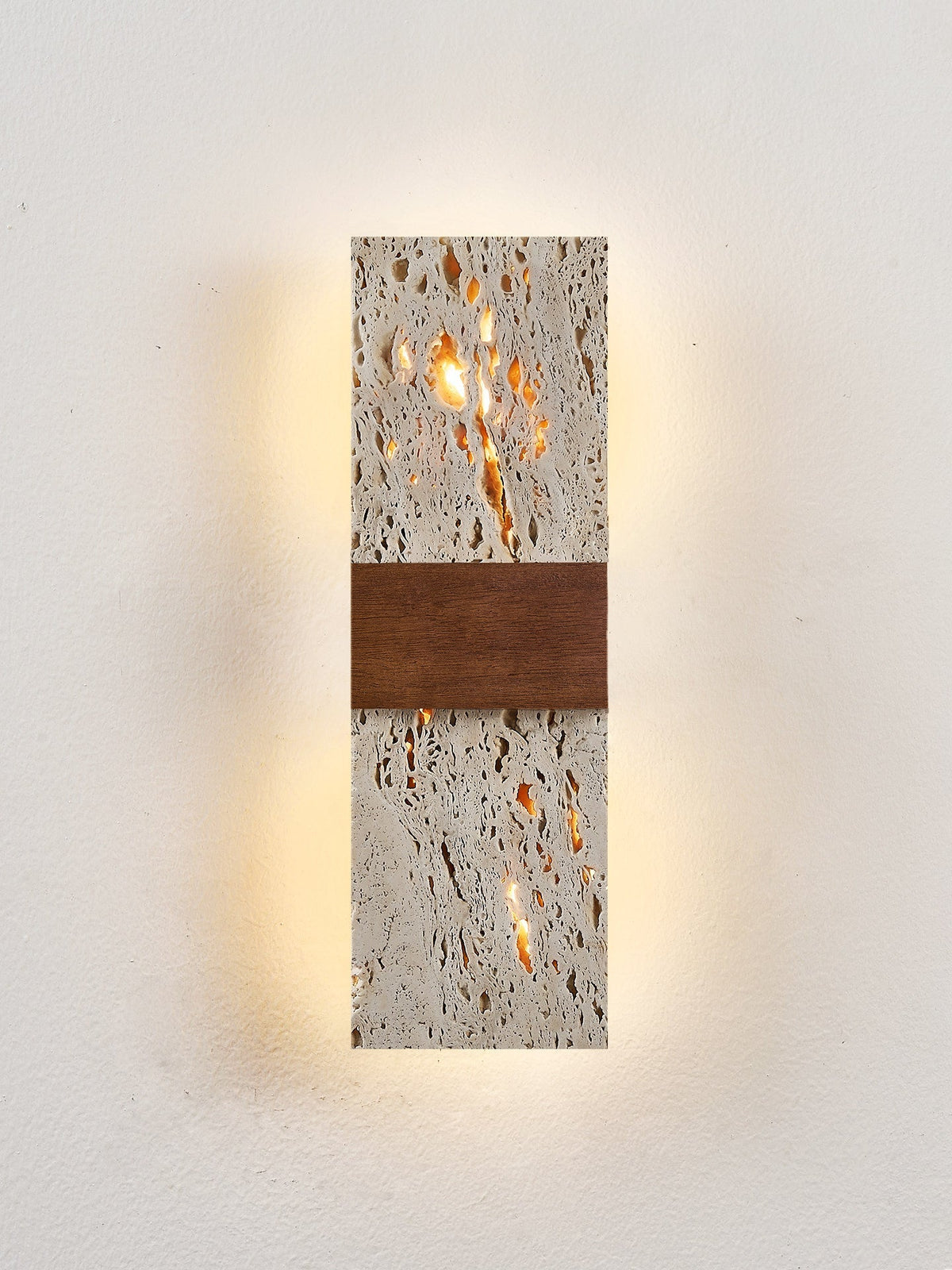 Lucen travertin wandlamp