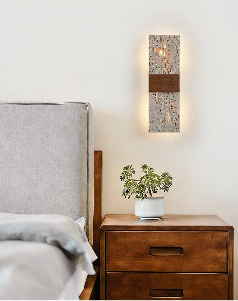Lucen travertin wandlamp