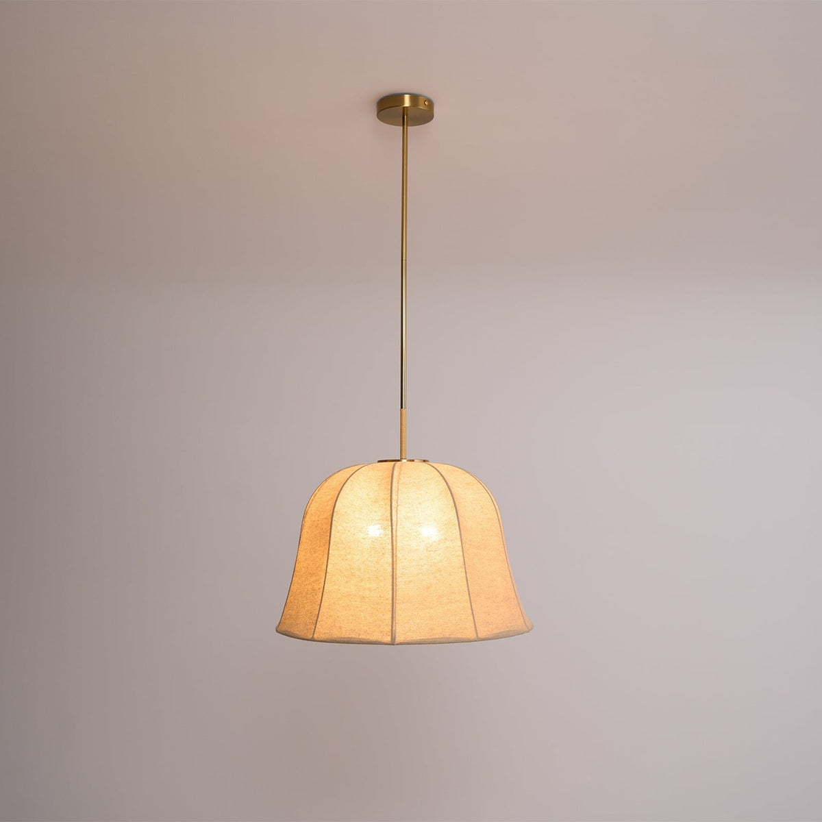 Fioalielle Vintage hanglamp van Linnen in Beige