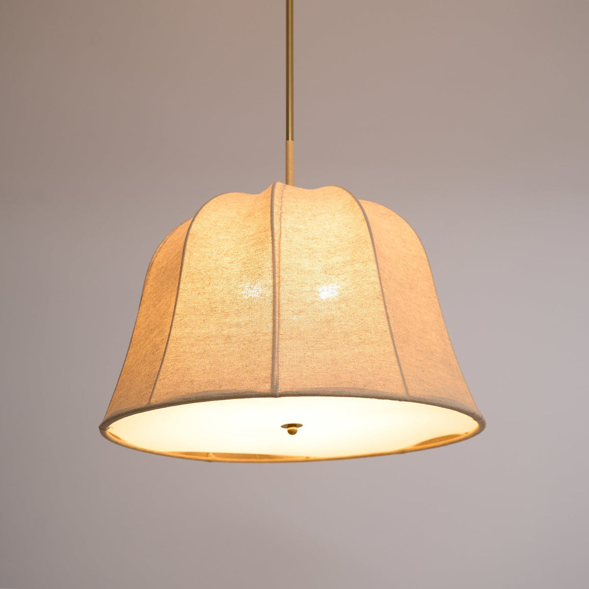 Fioalielle Vintage hanglamp van Linnen in Beige