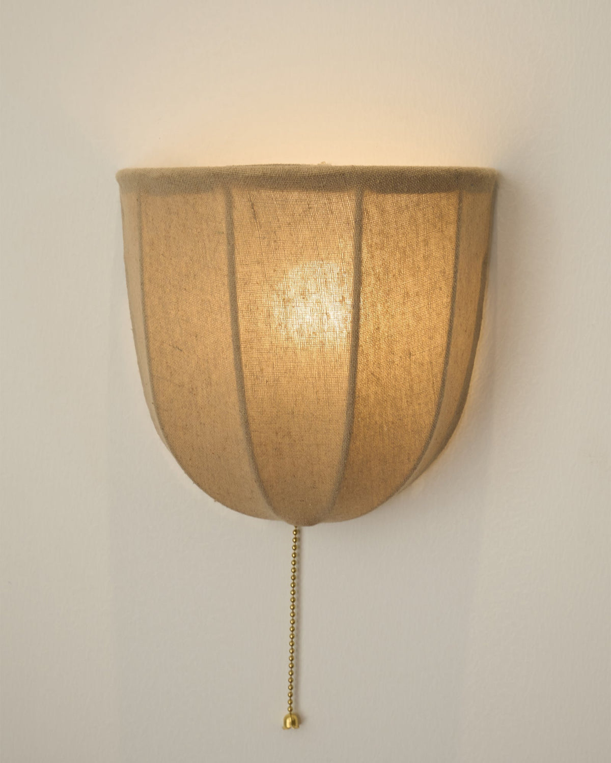 Griswold wandlamp met linnen stof