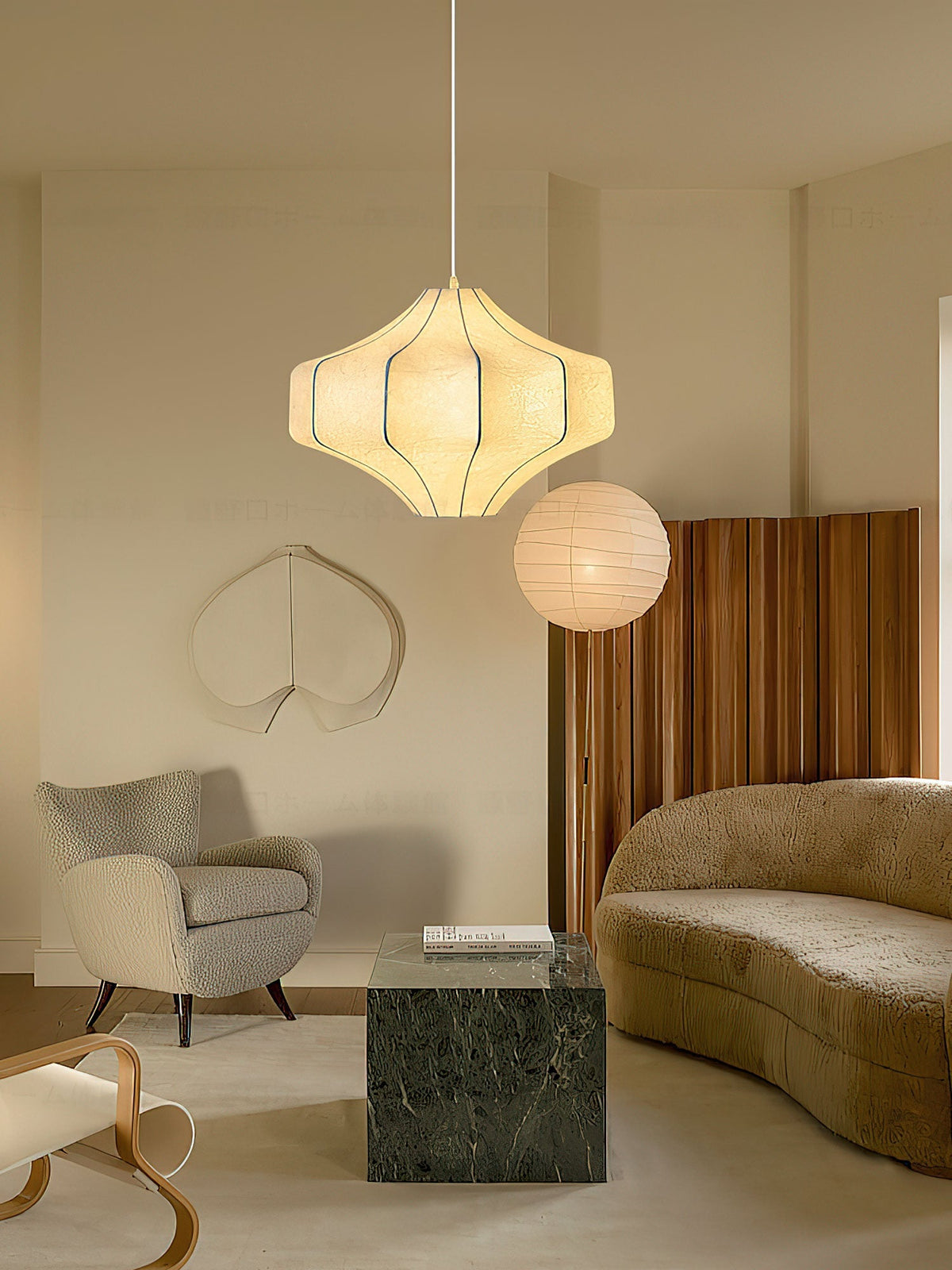 Elixor Silken Aura Zijde hanglamp
