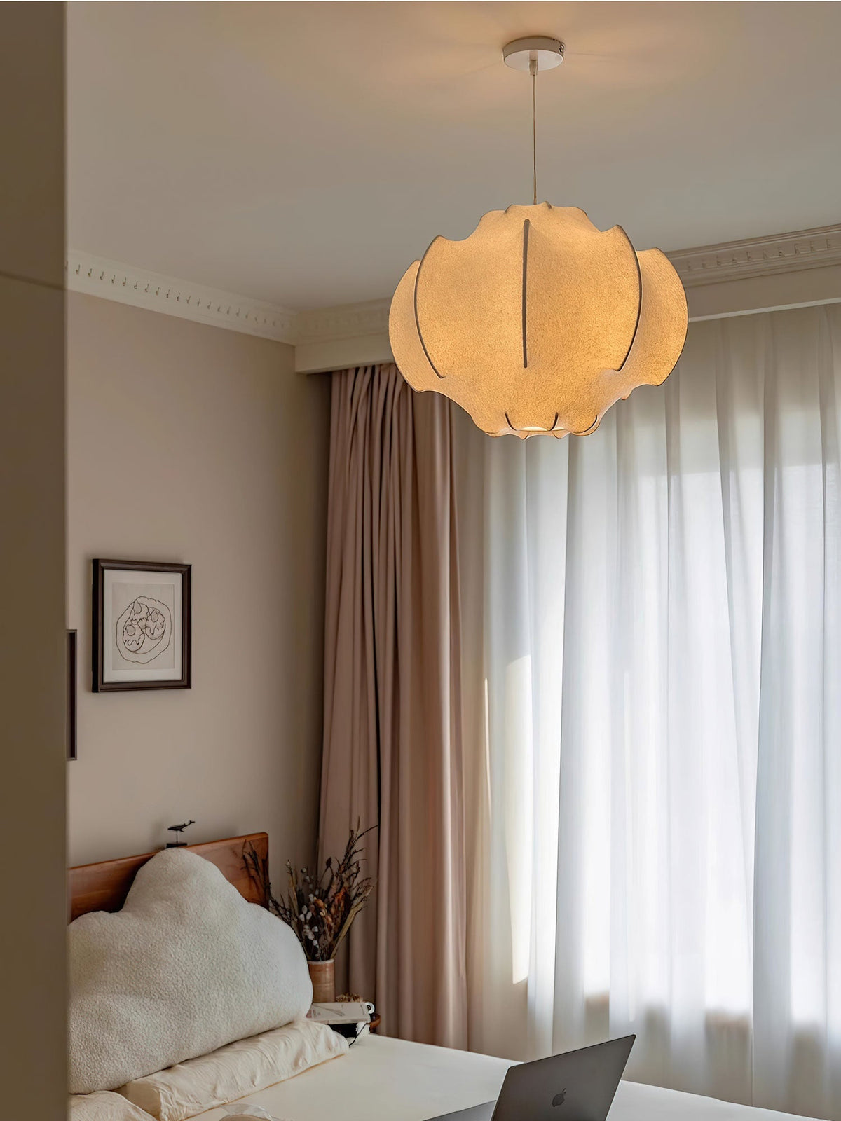 Vaelorin Sableth Silken Lotus Silk hanglamp