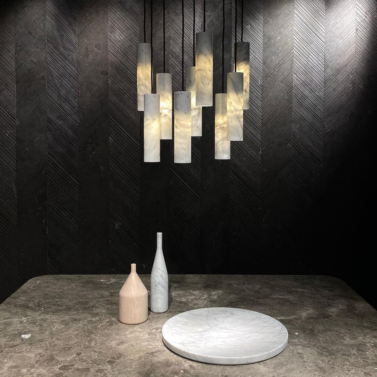 Lunexi cluster Albast Hanglamp