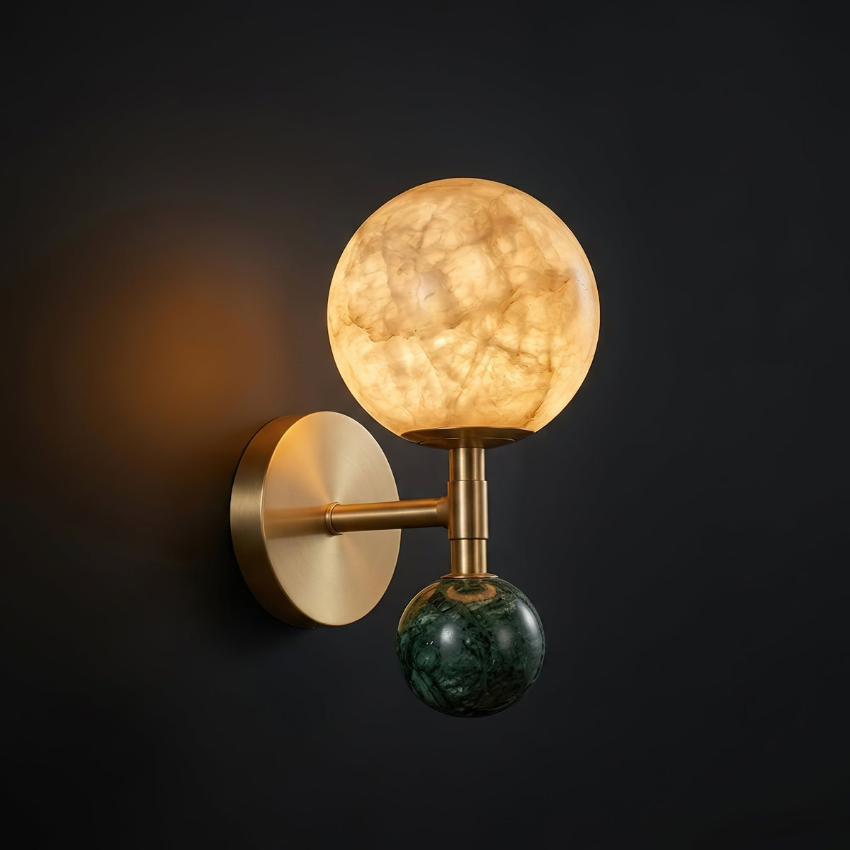 Tarrowcombe albast wandlamp
