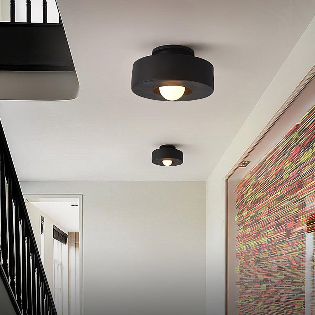 Celelian plafondlamp Simon hars cilindrisch