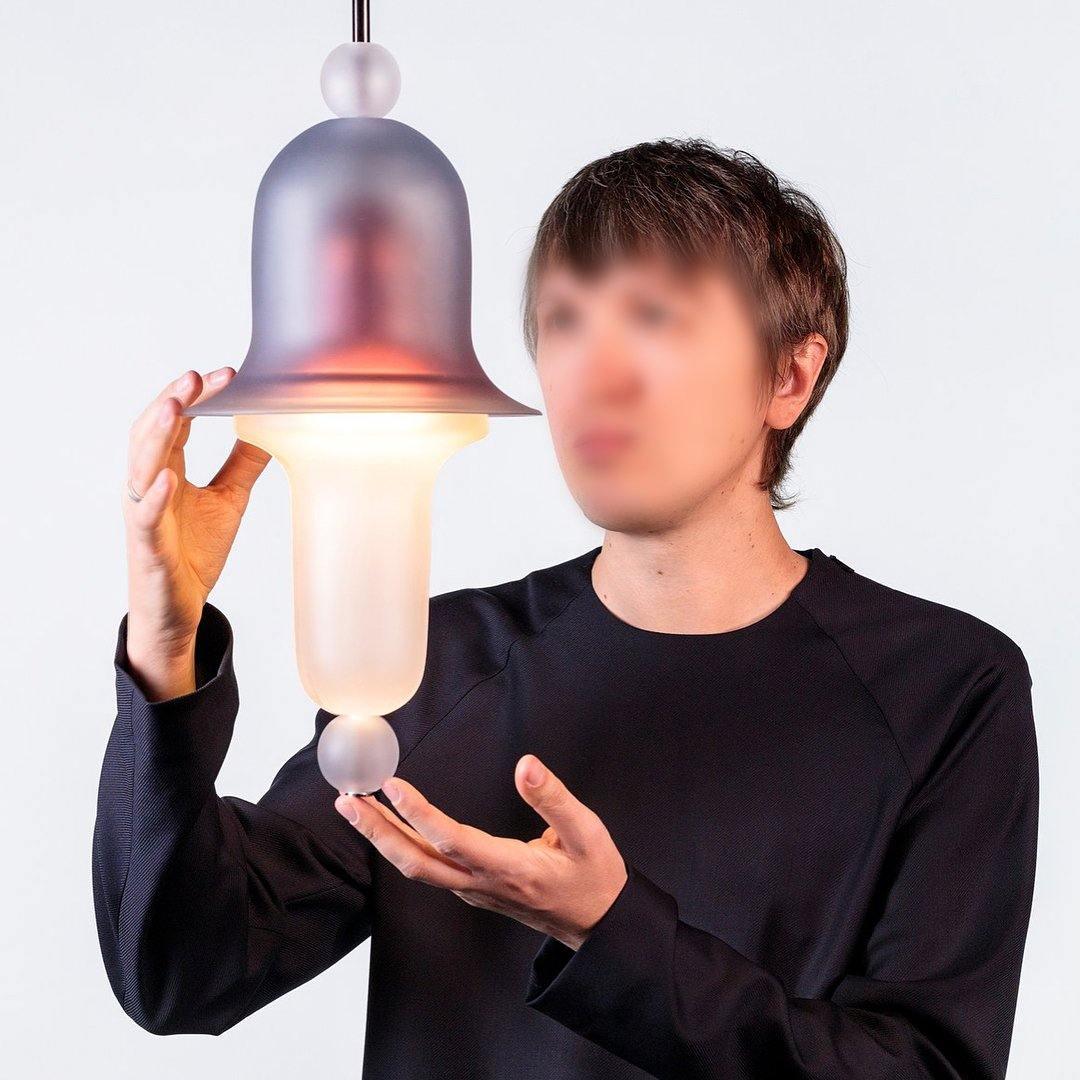 Calaeus Noordse kunst glas hanglamp