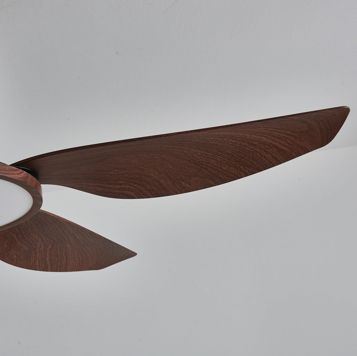 Sylenel modern Hout Messing Plafondventilator met lamp
