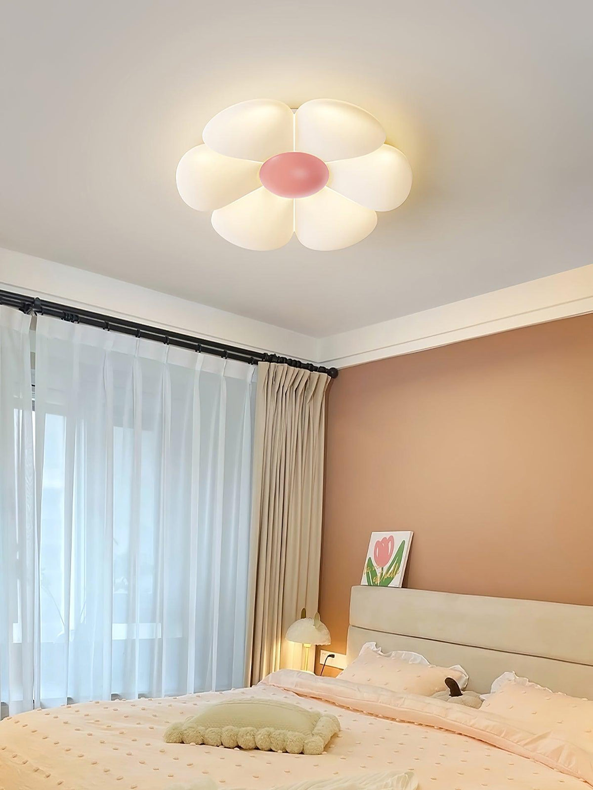 Liorinella plafondlamp Six-Leaf Flower voor kinderkamer