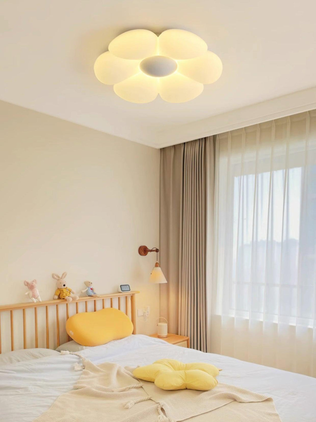 Liorinella plafondlamp Six-Leaf Flower voor kinderkamer