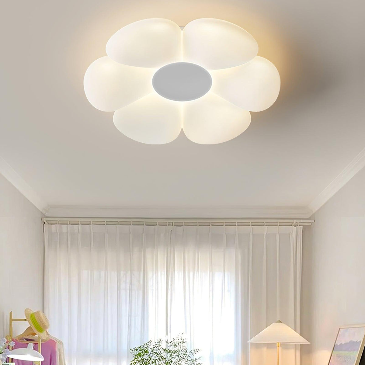 Liorinella plafondlamp Six-Leaf Flower voor kinderkamer