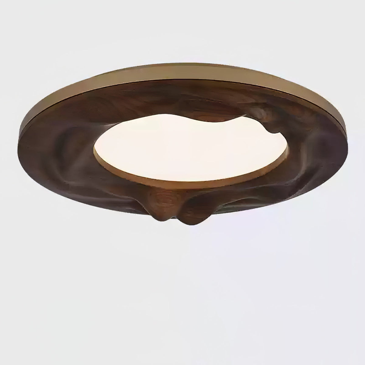 Rinarena plafondlamp houten lijst organisch minimalistisch
