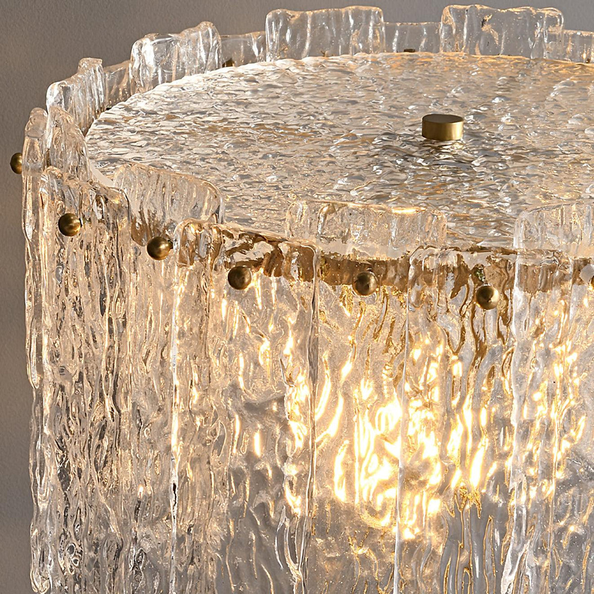 Velaette luxe glas vloerlamp