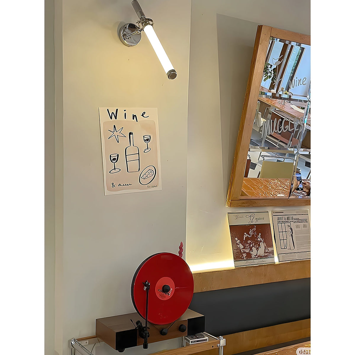 Velerelle wandlamp chroom modern woonkamer | Cielum