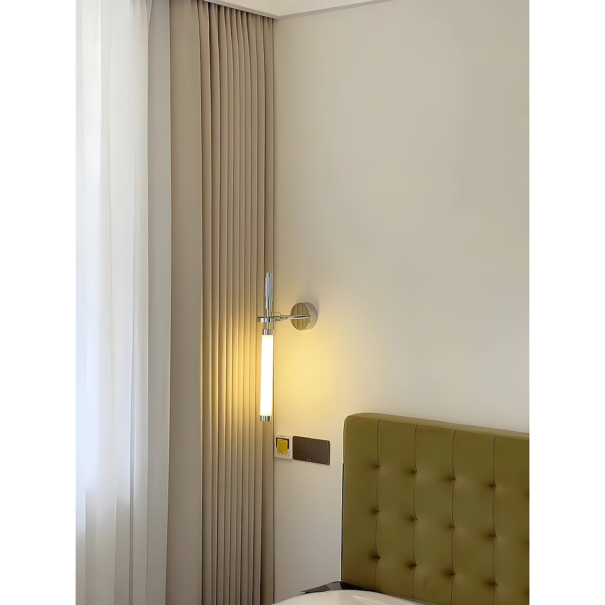 Velerelle wandlamp chroom modern woonkamer | Cielum