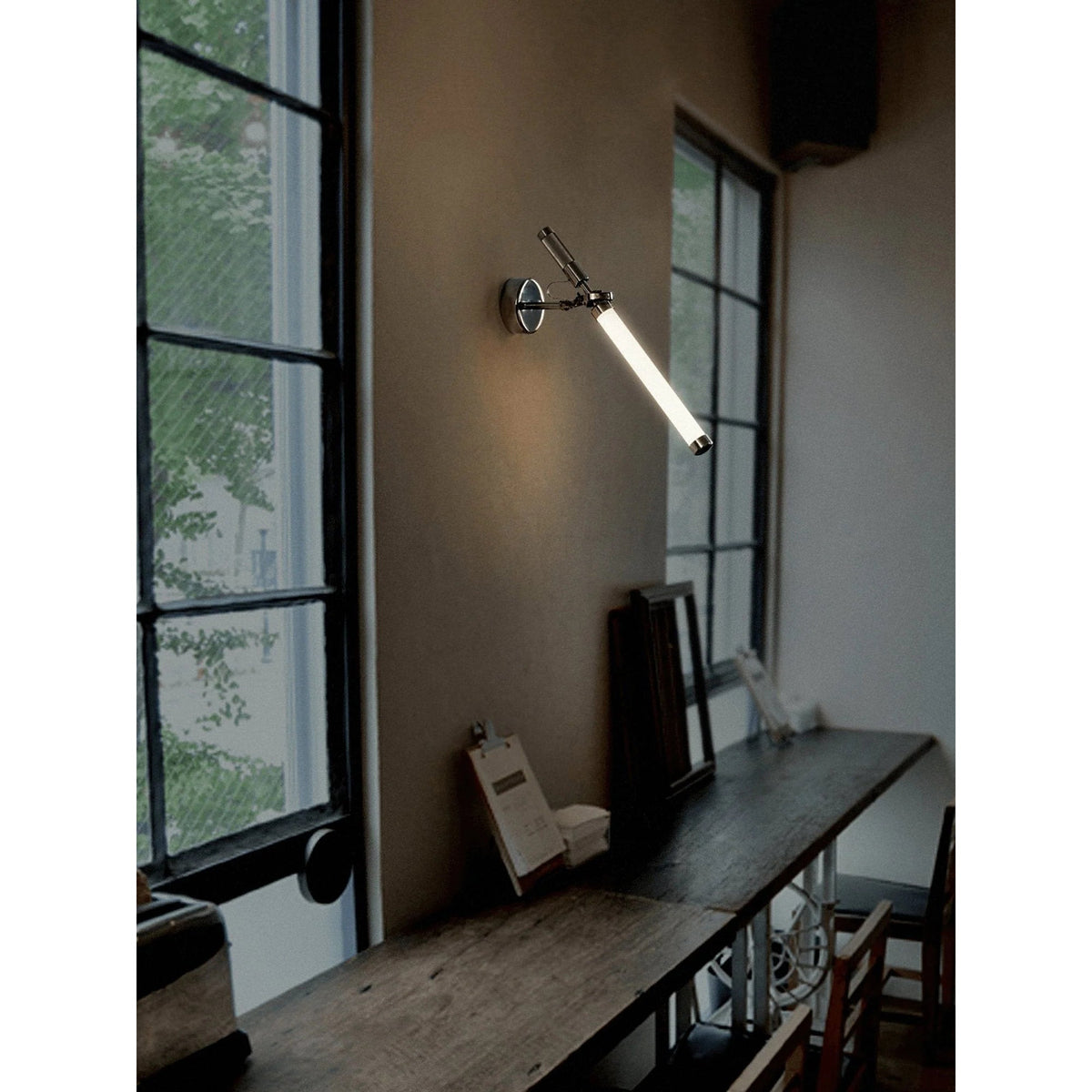 Velerelle wandlamp chroom modern woonkamer | Cielum