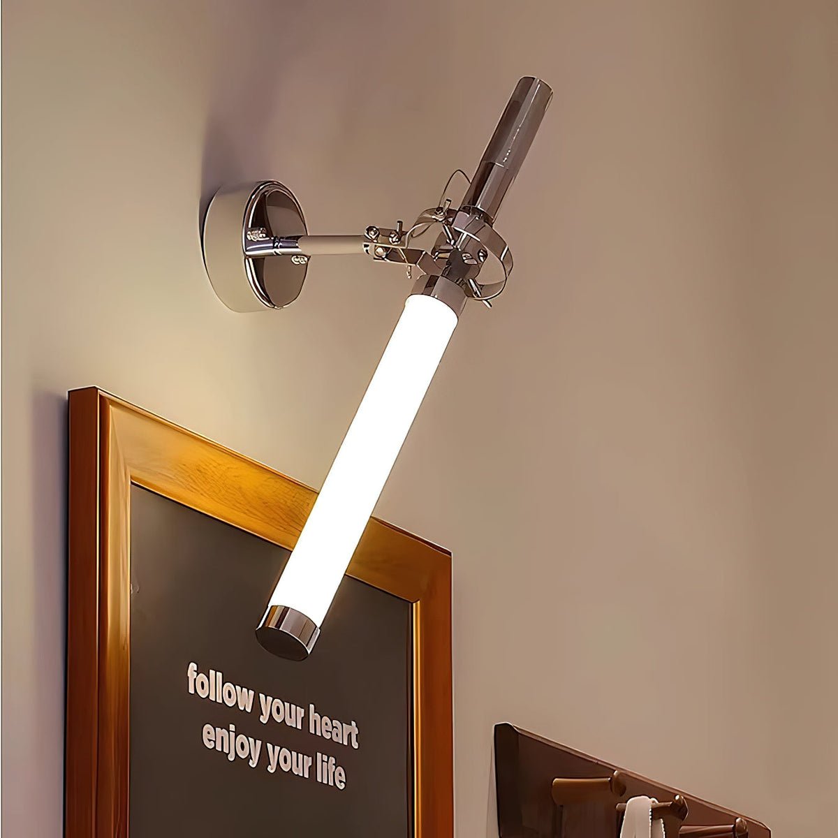 Velerelle wandlamp chroom modern woonkamer | Cielum