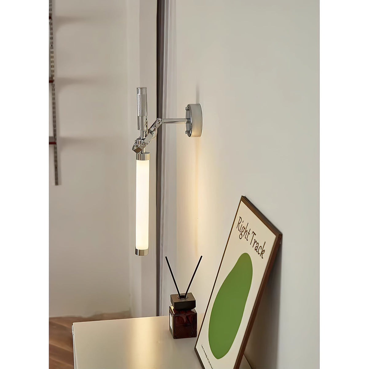 Velerelle wandlamp chroom modern woonkamer | Cielum